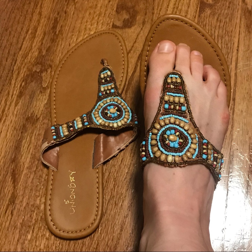 Beaded Union bay sandal